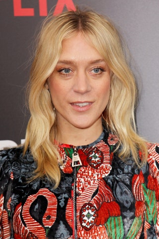 Image may contain Chloë Sevigny Clothing Apparel Human Person Face Jacket and Coat