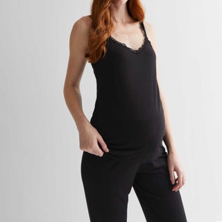 Maternity Black Lace Trim Modal Trousers 24.99 ASOS  Why we love it A good pair of sexy empowering black pjs are a...