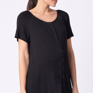 Black ButtonDown Maternity Nighties  Twin Pack 55 Seraphine  Why we love it This is the exact nightie I gave birth in...