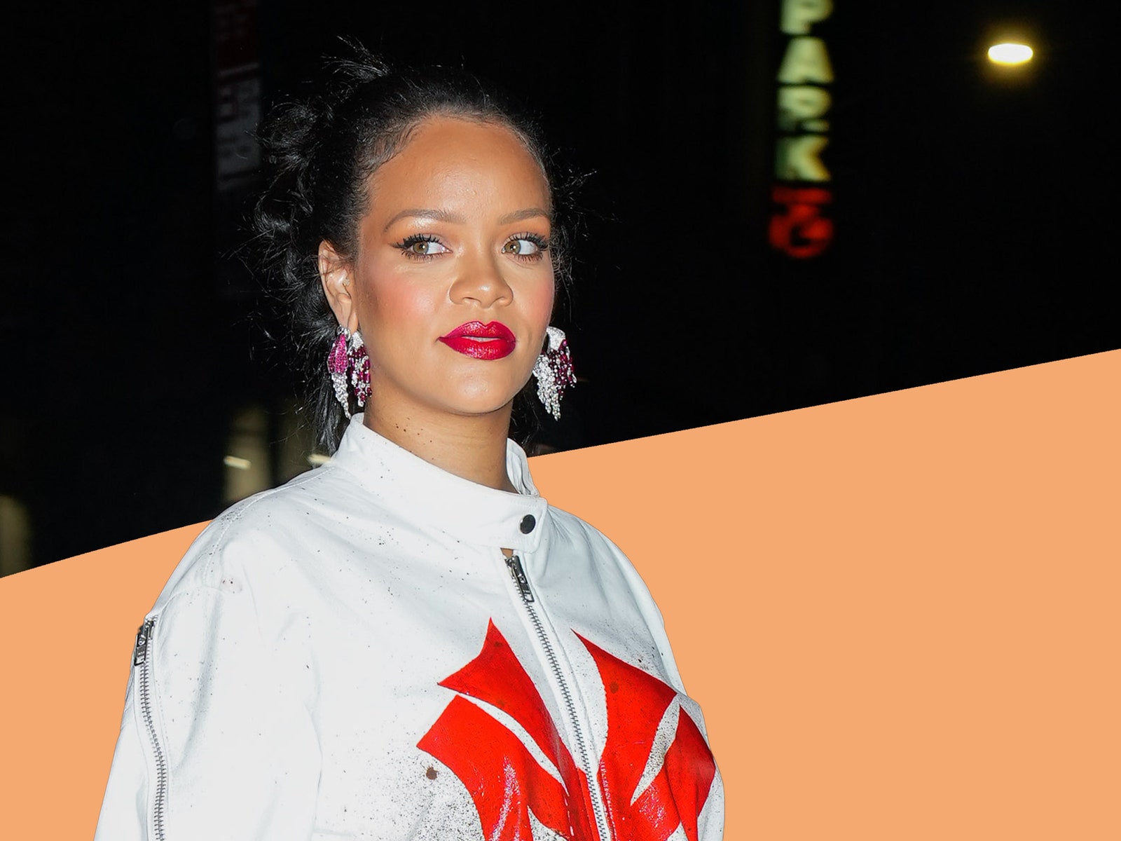 We couldn't be more obsessed with Rihanna's bump-baring head-to-toe denim moment