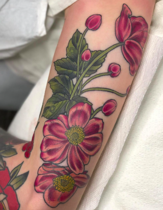 anemones tattoo